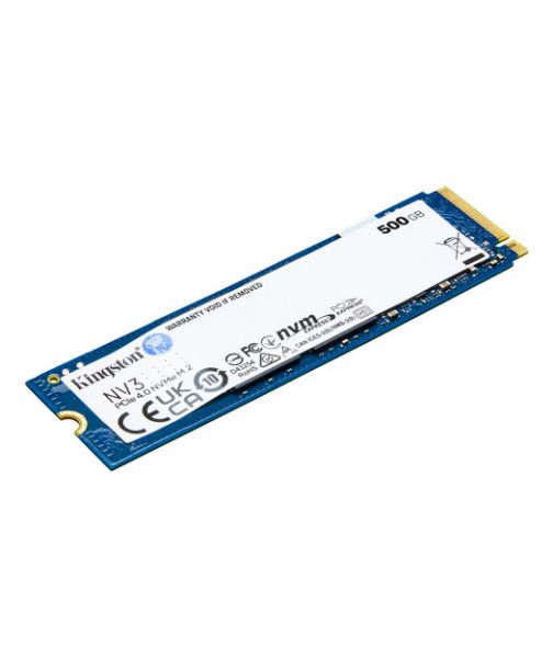 Kingston 500GB NV3 M.2 2280 PCIe 4.0 NVMe SSD resmi